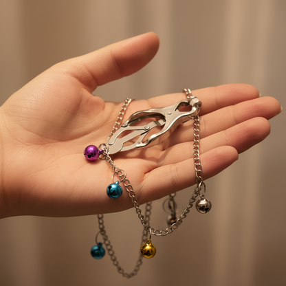Chain & Bells Nipple Clips