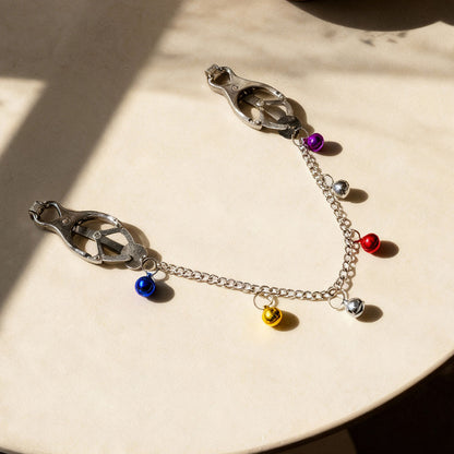 Chain & Bells Nipple Clips